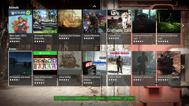 Illustration for article titled The Most Popular Fallout 4 Mods On Xbox One